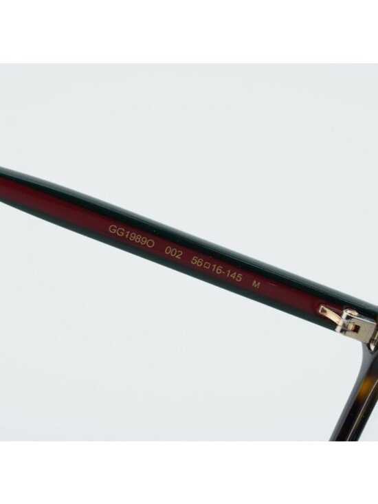 Gucci GG1989O 002 Square Eyeglasses - Havana 56mm main image 4